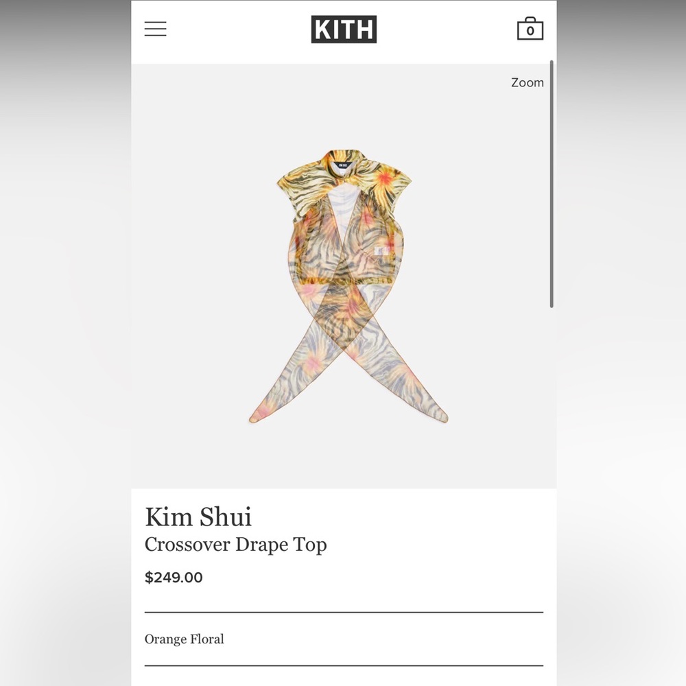 Kim Shui Crossover Drape Top